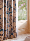 Rideaux Suzie fond bleu – Tissu Maison Thevenon
