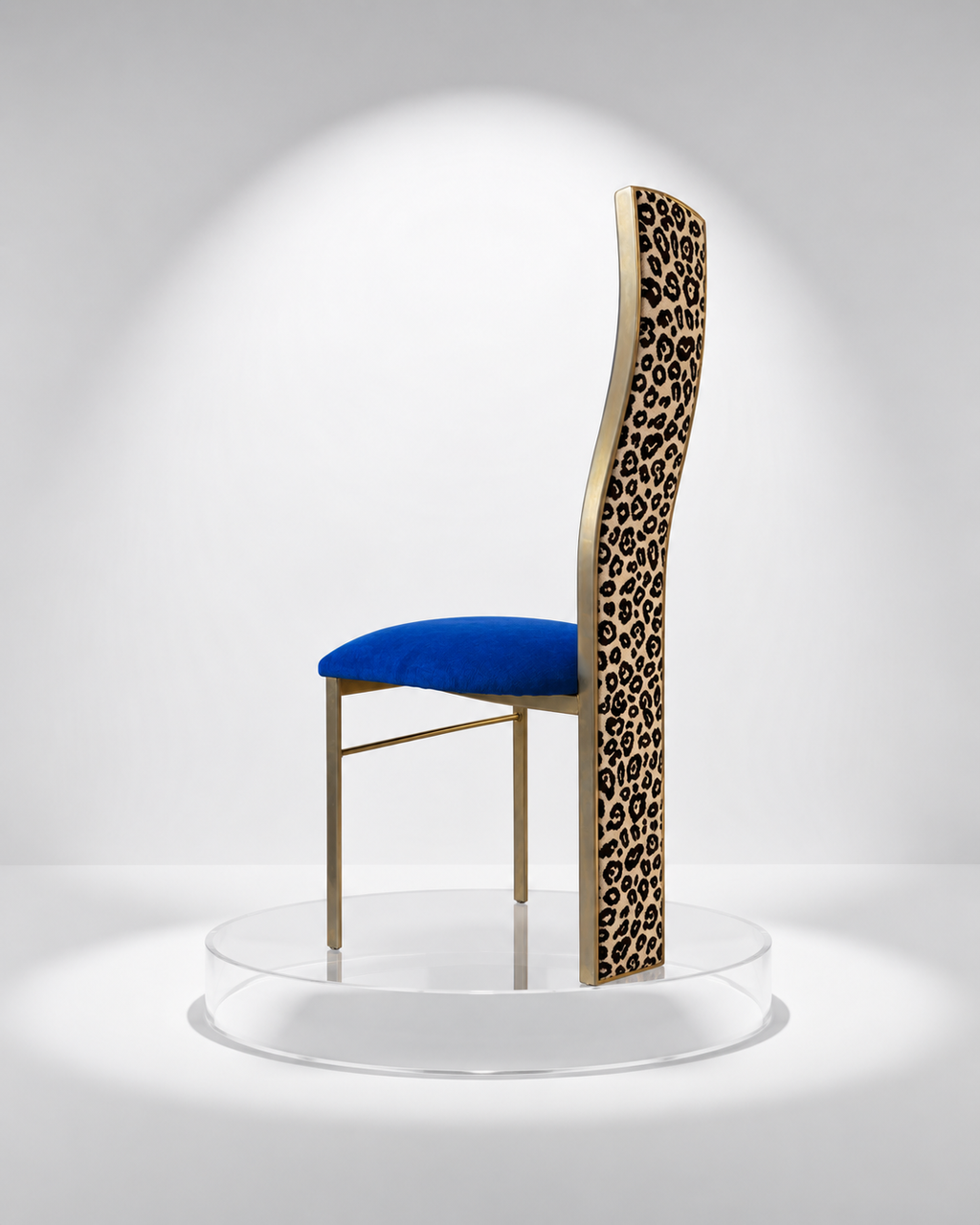 Chaise sculpturale vintage années 70, vue 5