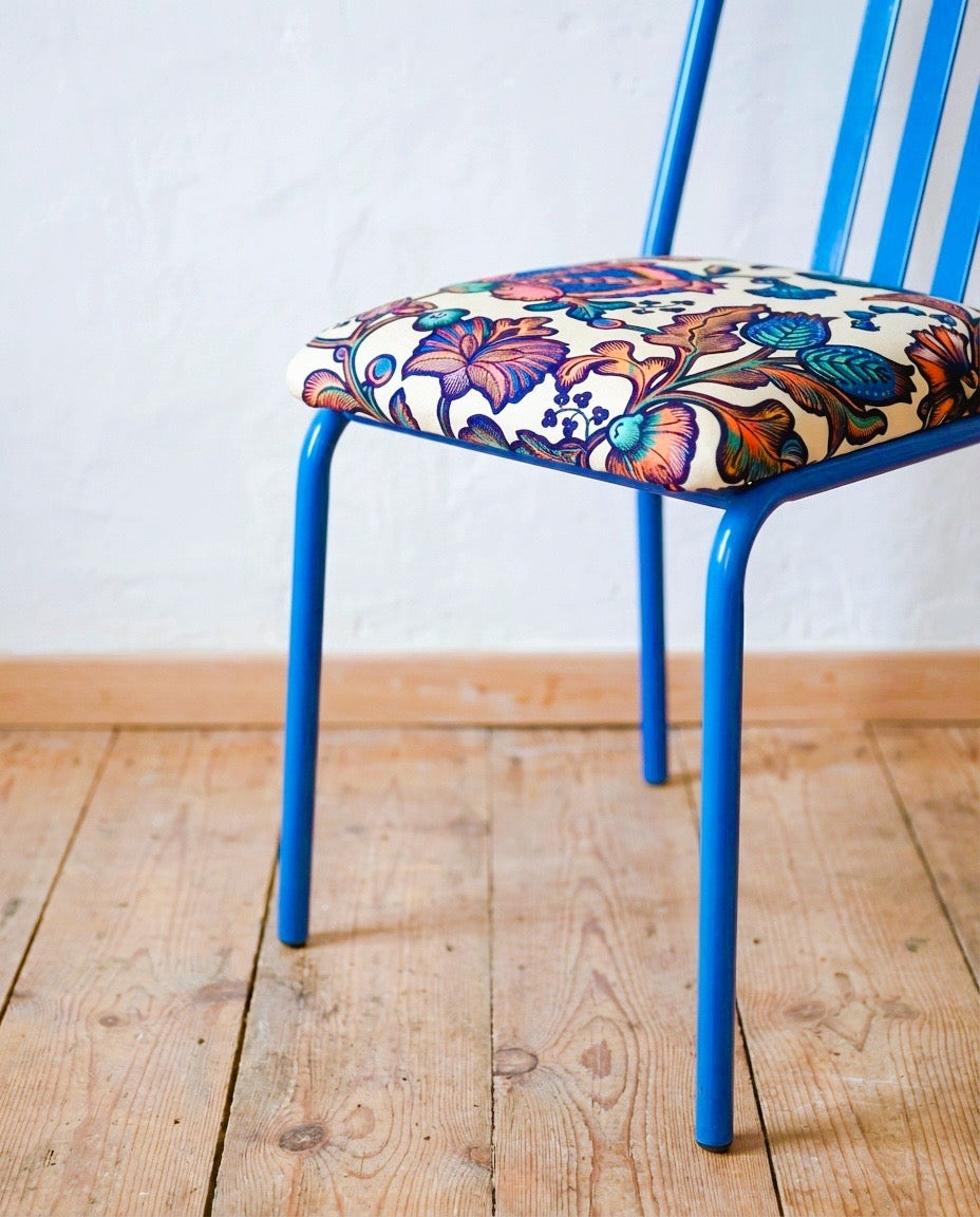 Chaises vintage revisitées – pièce unique Machao (4 disponibles)
