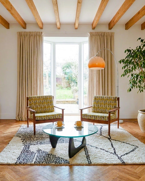 Fauteuil scandinave en palissandre – années 60