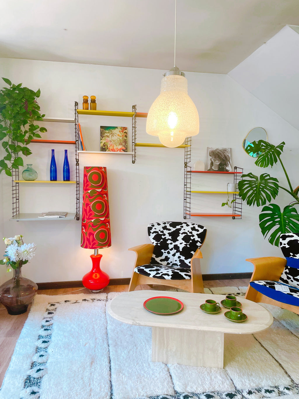 Grande étagère murale Tomado vintage modulable