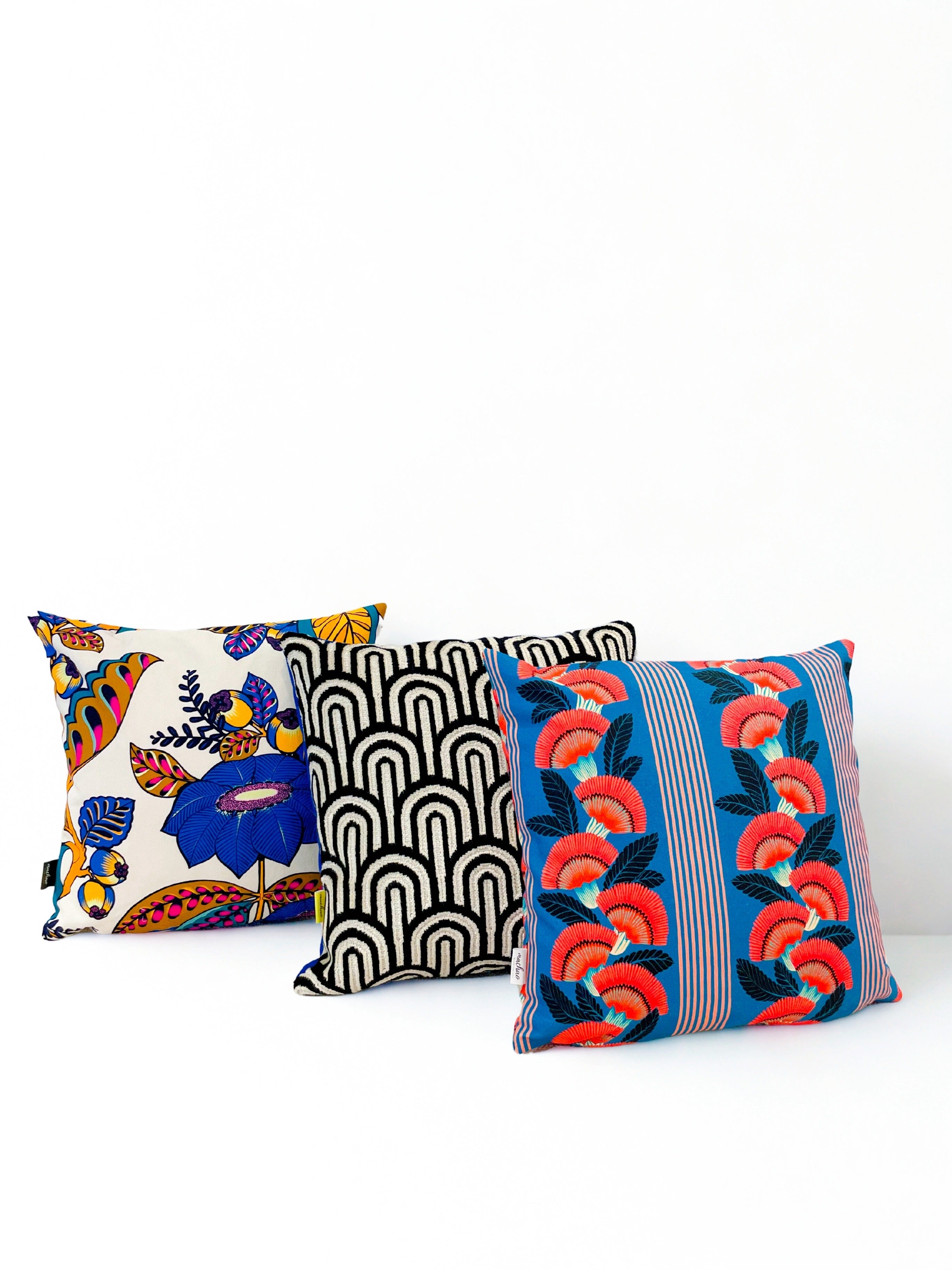 Coussins handmade - Tissu Garden Land Thevenon