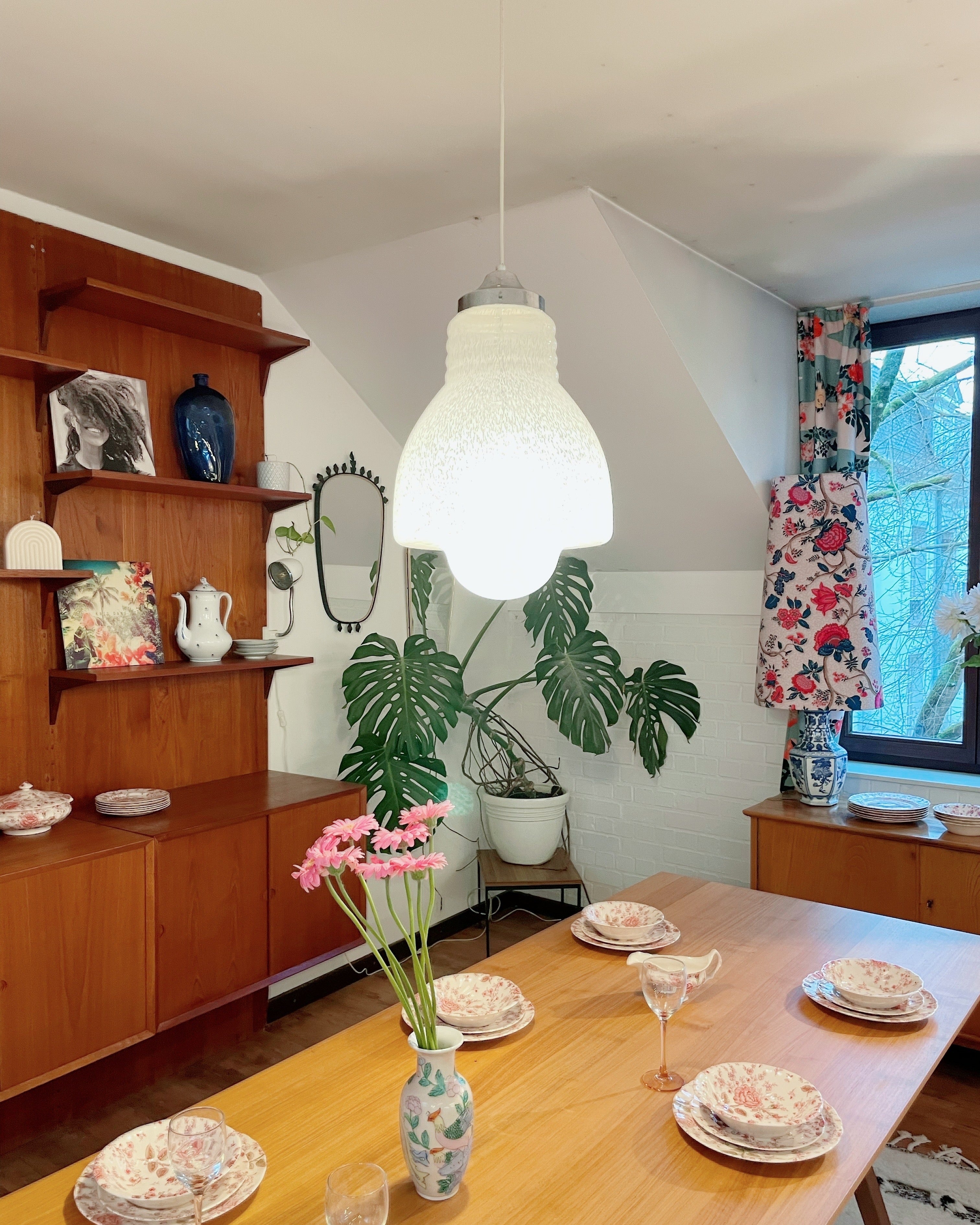 Suspension italienne sculpturale – Esprit Murano