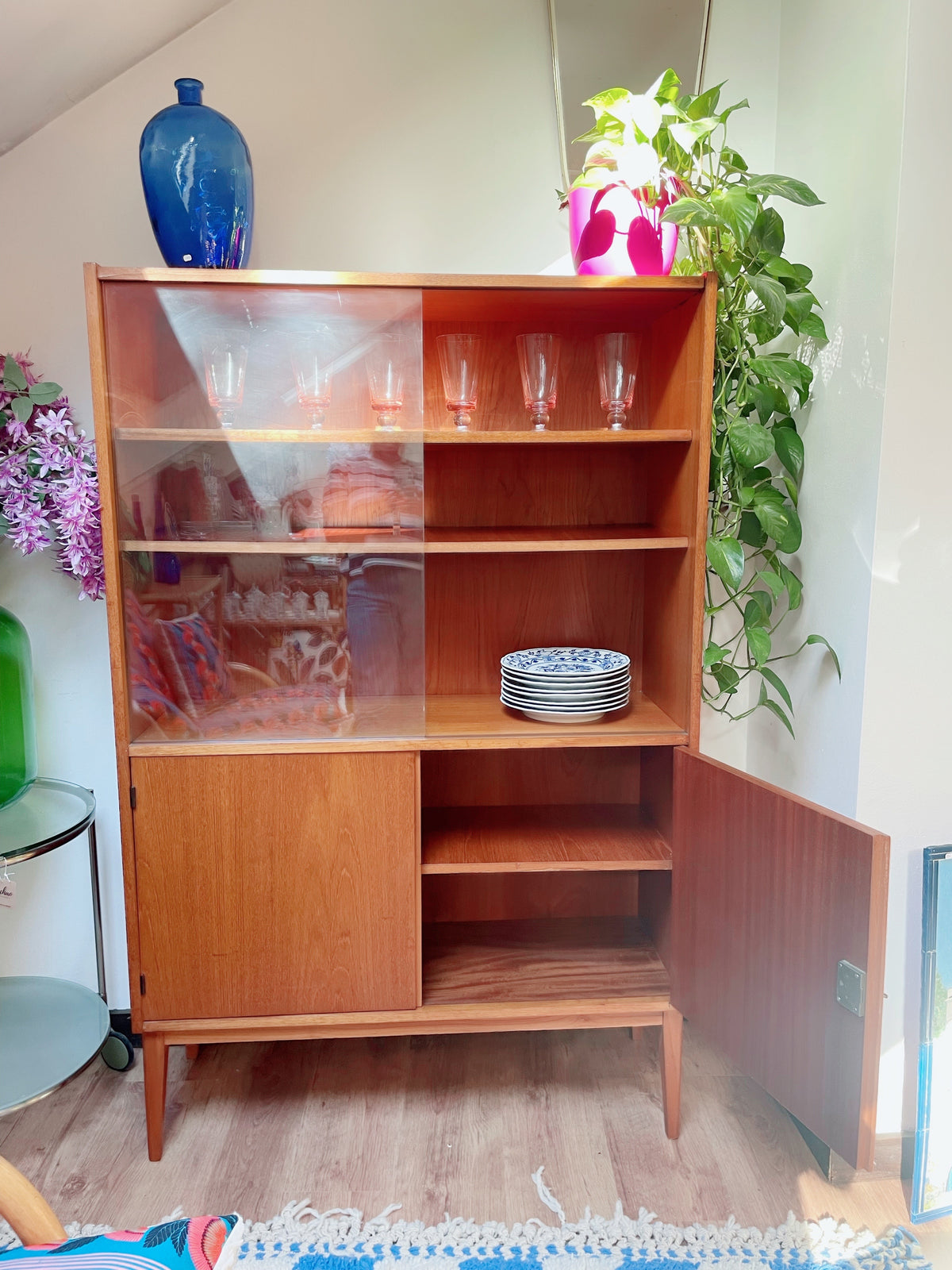Vitrine buffet bibliothèque vitrée - 2 pièces disponibles