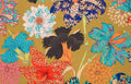 Coussins handmade - Tissu Thevenon Kimono fond or