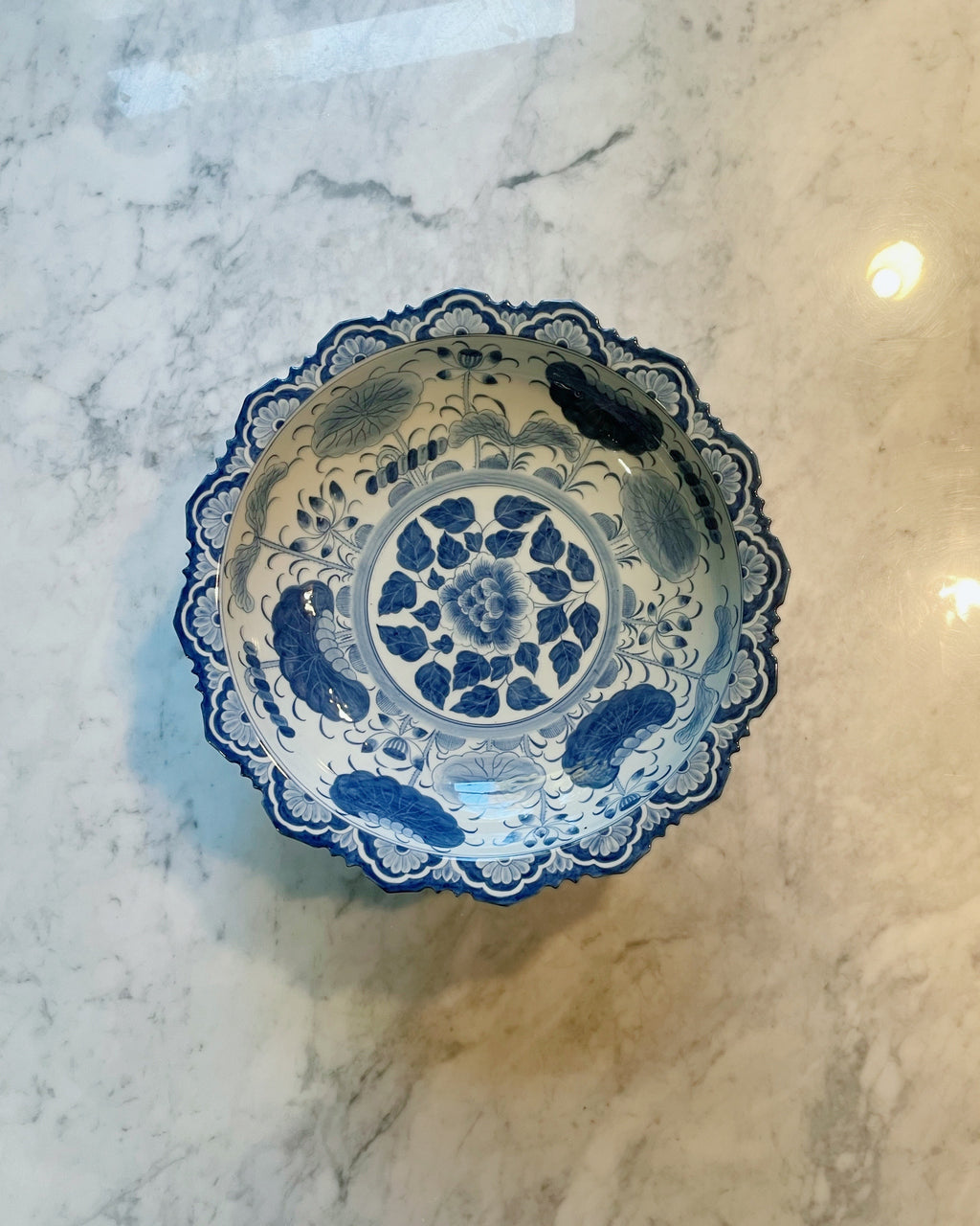 Table à manger en marbre ø120 cm, vue 5
