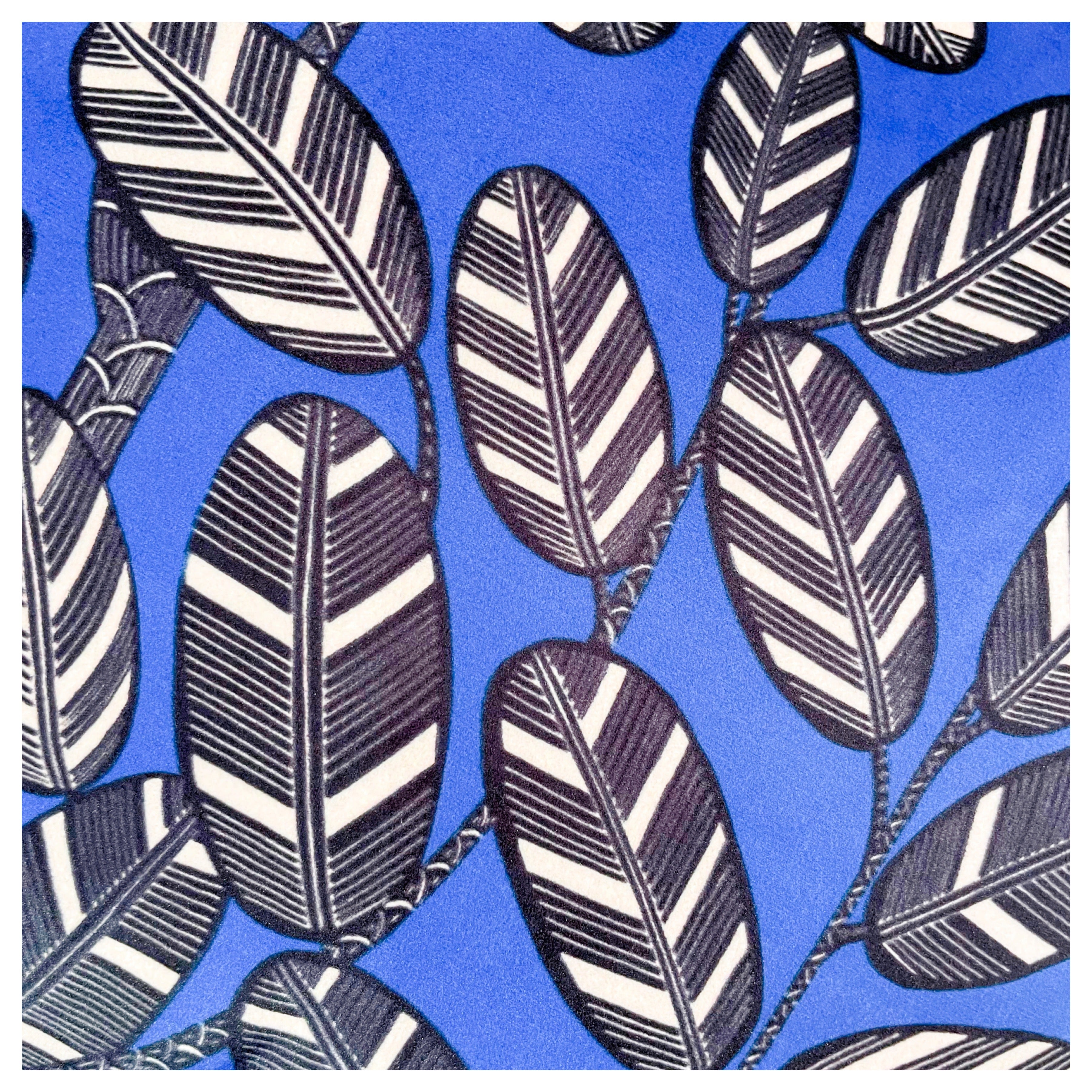 Amazone - Velours. Bleu vif