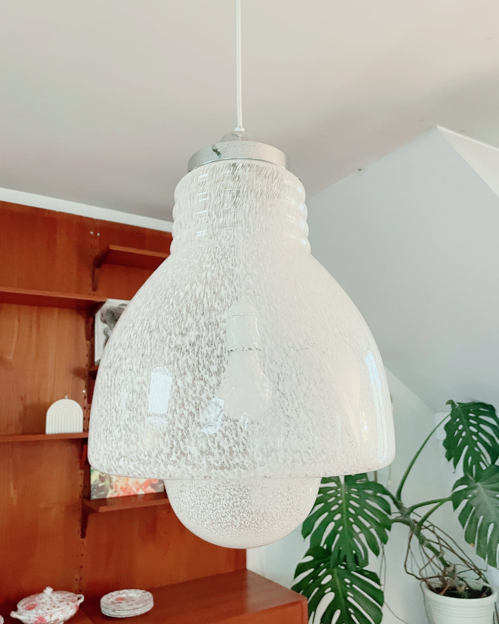 Suspension italienne sculpturale – Esprit Murano