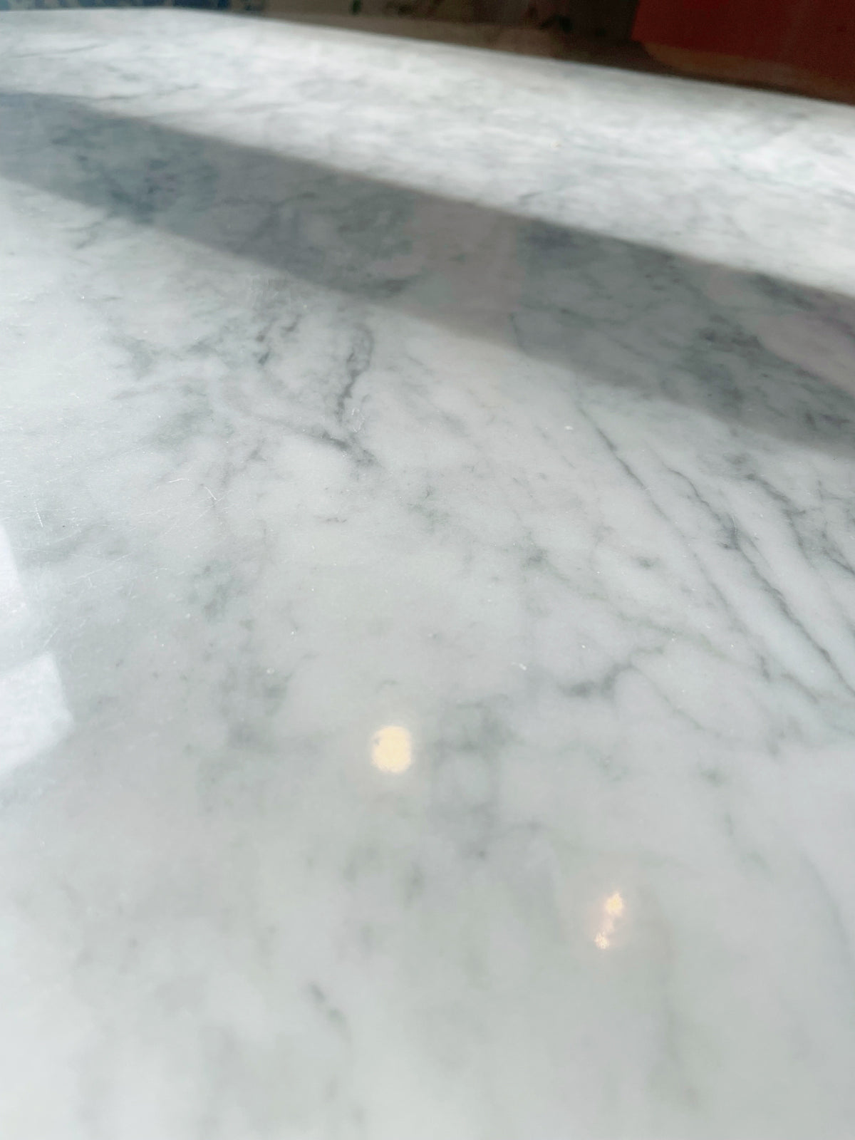 Table à manger en marbre ø120 cm, vue 4