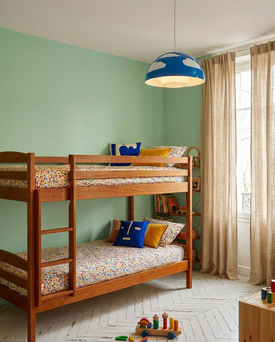 Lampe suspension IKEA SKOJIG vintage motif nuages - 2 lampes disponibles