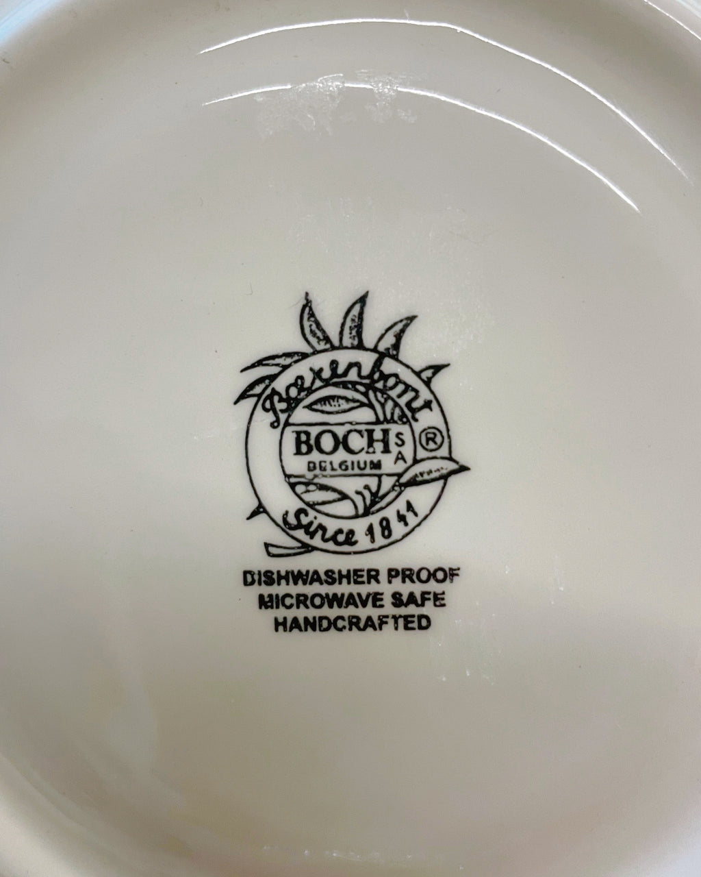 Bol vintage en faïence - Boch modèle Boerenbont