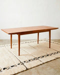 Table à manger scandinave vintage extensible