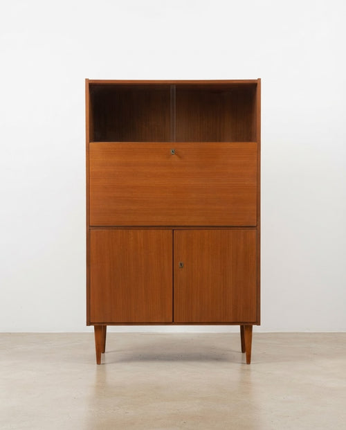 Meuble secrétaire vintage – Allemagne, années 60