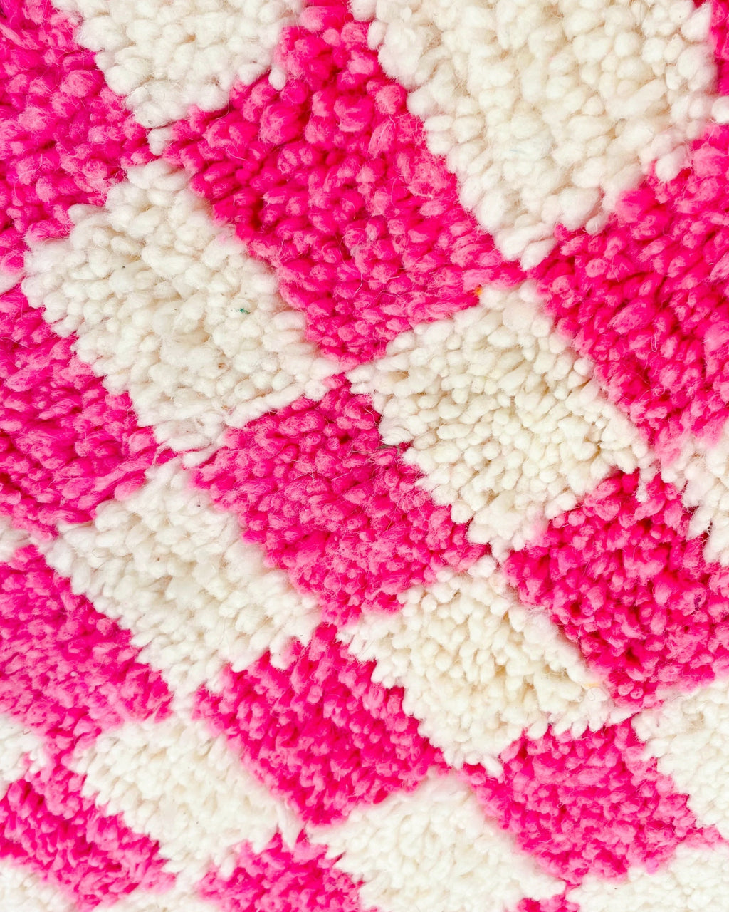Berberkleed 150x105cm - Roze dambordpatroon