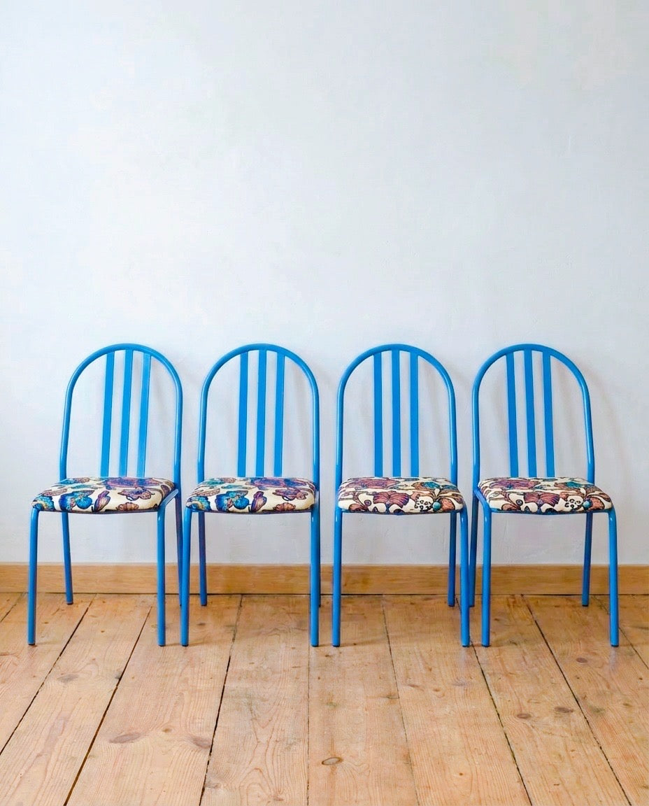 Chaises vintage revisitées – pièce unique Machao (4 disponibles)