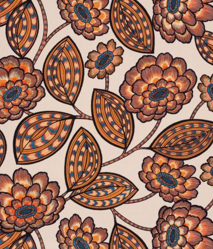 Tissu d’ameublement Maison Thevenon Aline - fond Sable
