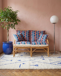 Fauteuil en rotin vintage – revisité à l’atelier