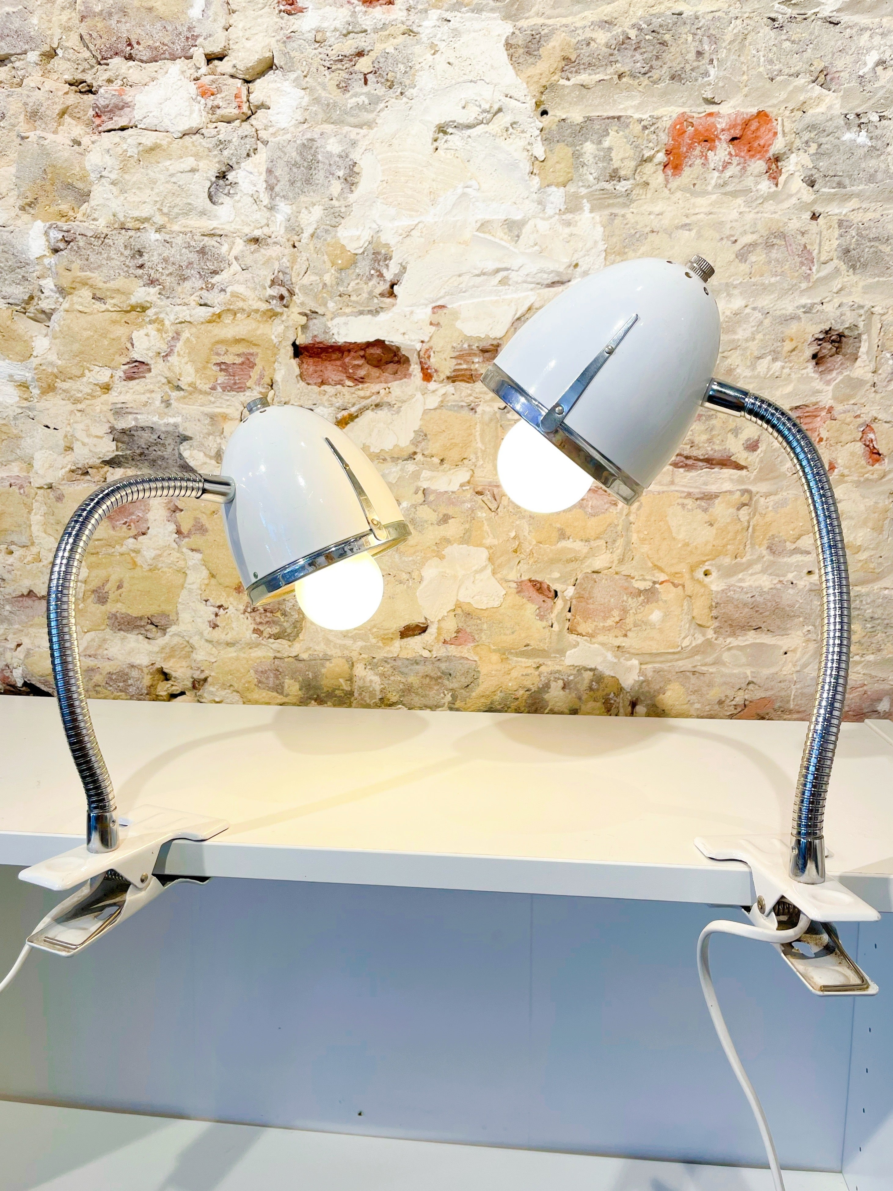 Lampe à pince vintage