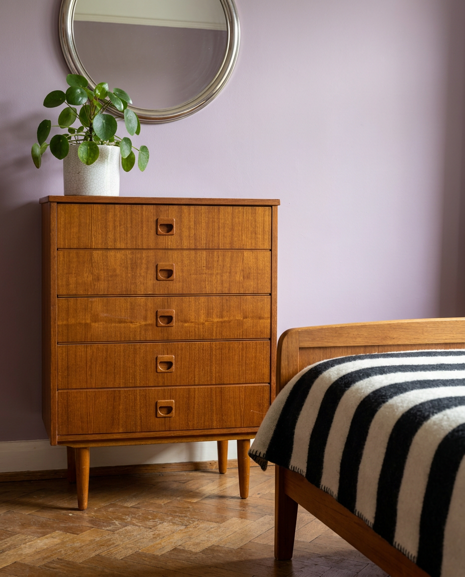 Commode haute vintage années 60, vue 3