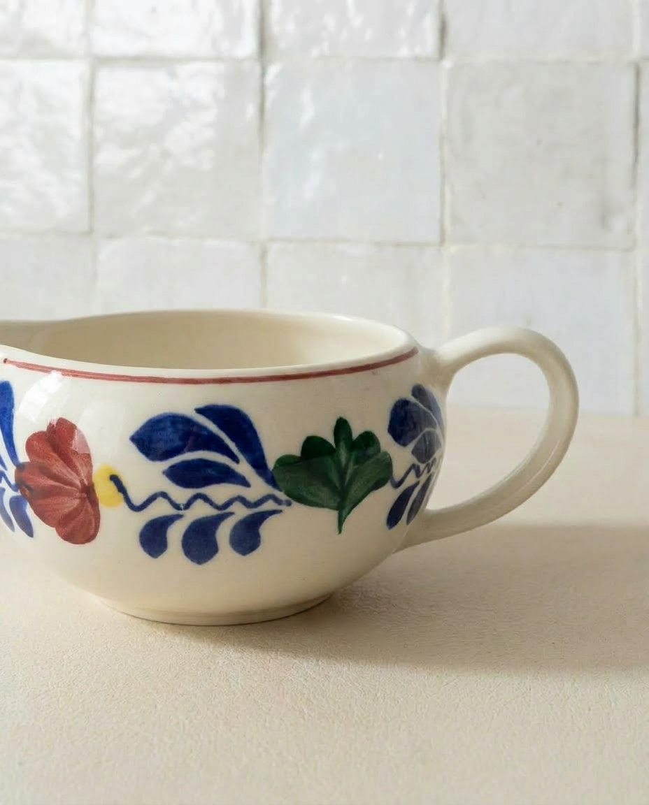 Pot à lait vintage - Boch modèle Boerenbont