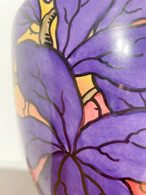 Vase vintage en céramique Bonn Germany – H. 30 cm