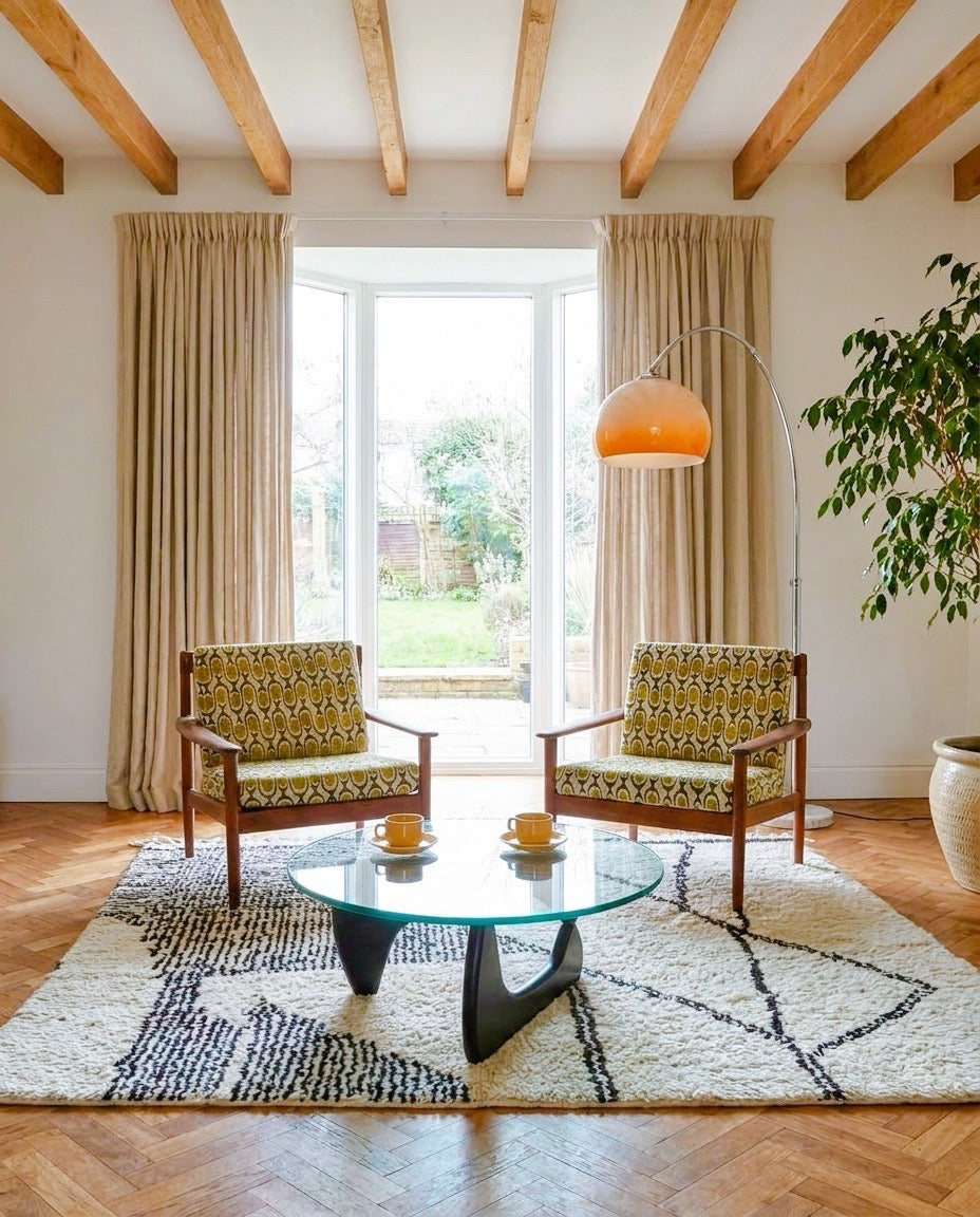 Fauteuil scandinave en palissandre – années 60