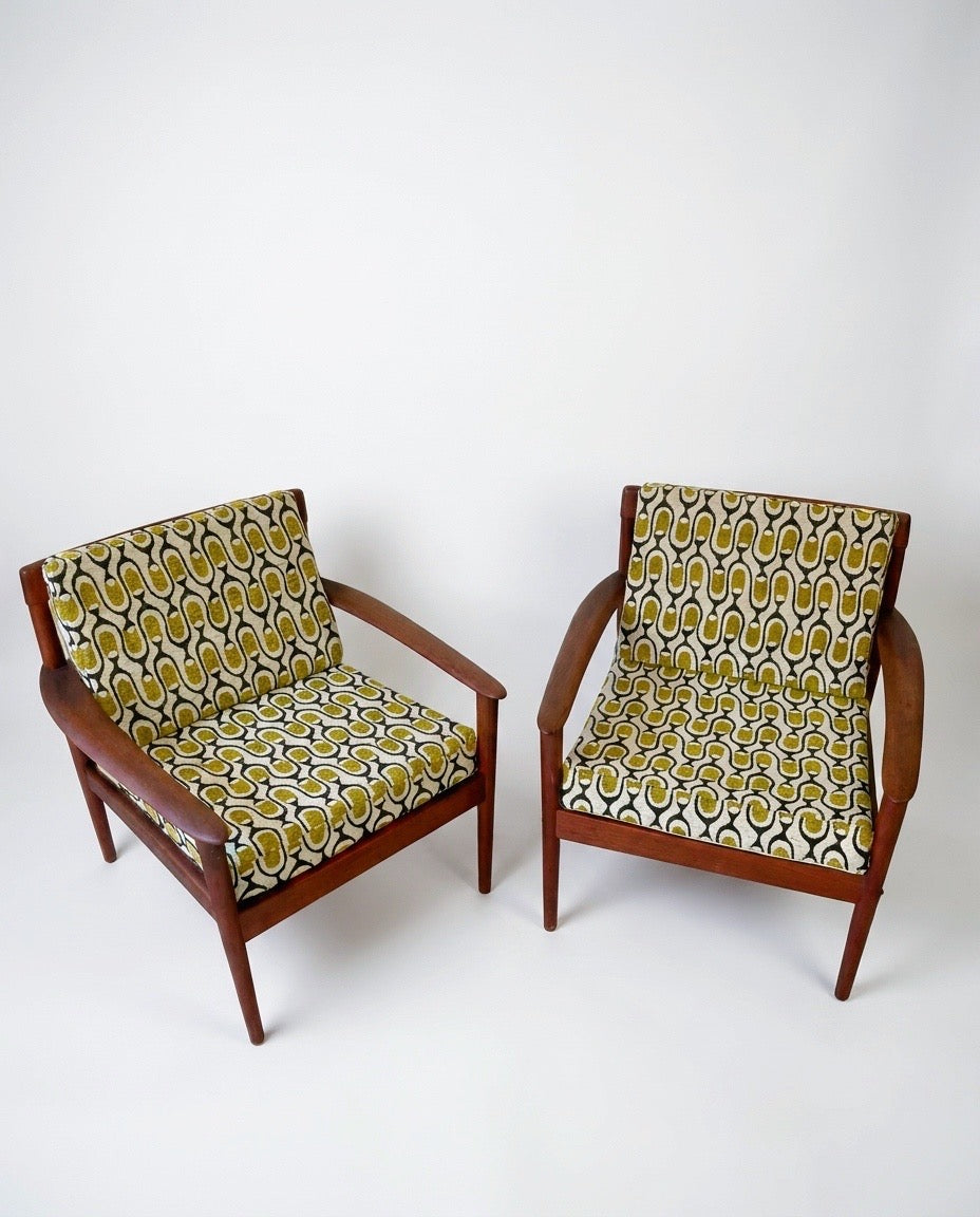 Fauteuil scandinave en palissandre – années 60