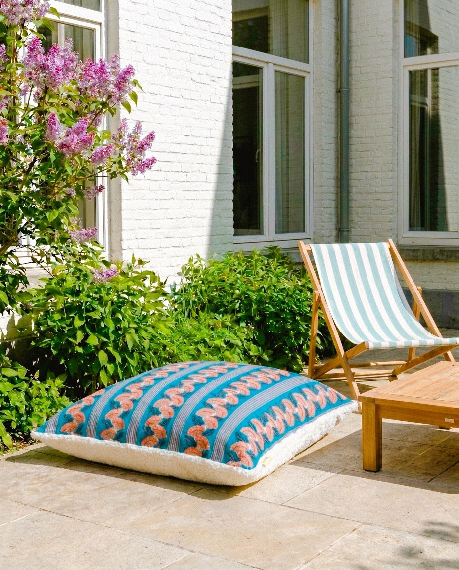 Pouf géant Frida déhoussable – pièce unique