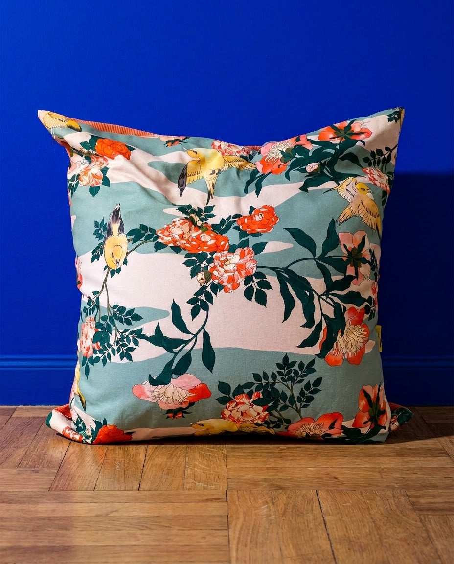 Pouf géant Piaf déhoussable – pièce unique