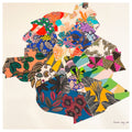 Textielschilderij Brussel, Mijn Mooie - Myriam Zahri. 2021. Kleur