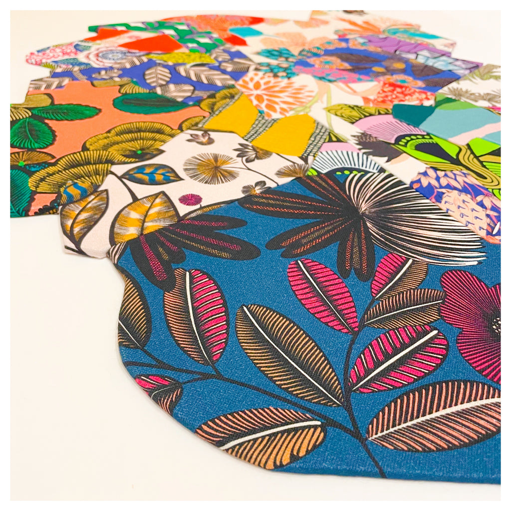 Textielschilderij Brussel, Mijn Mooie - Myriam Zahri. 2021. Kleur