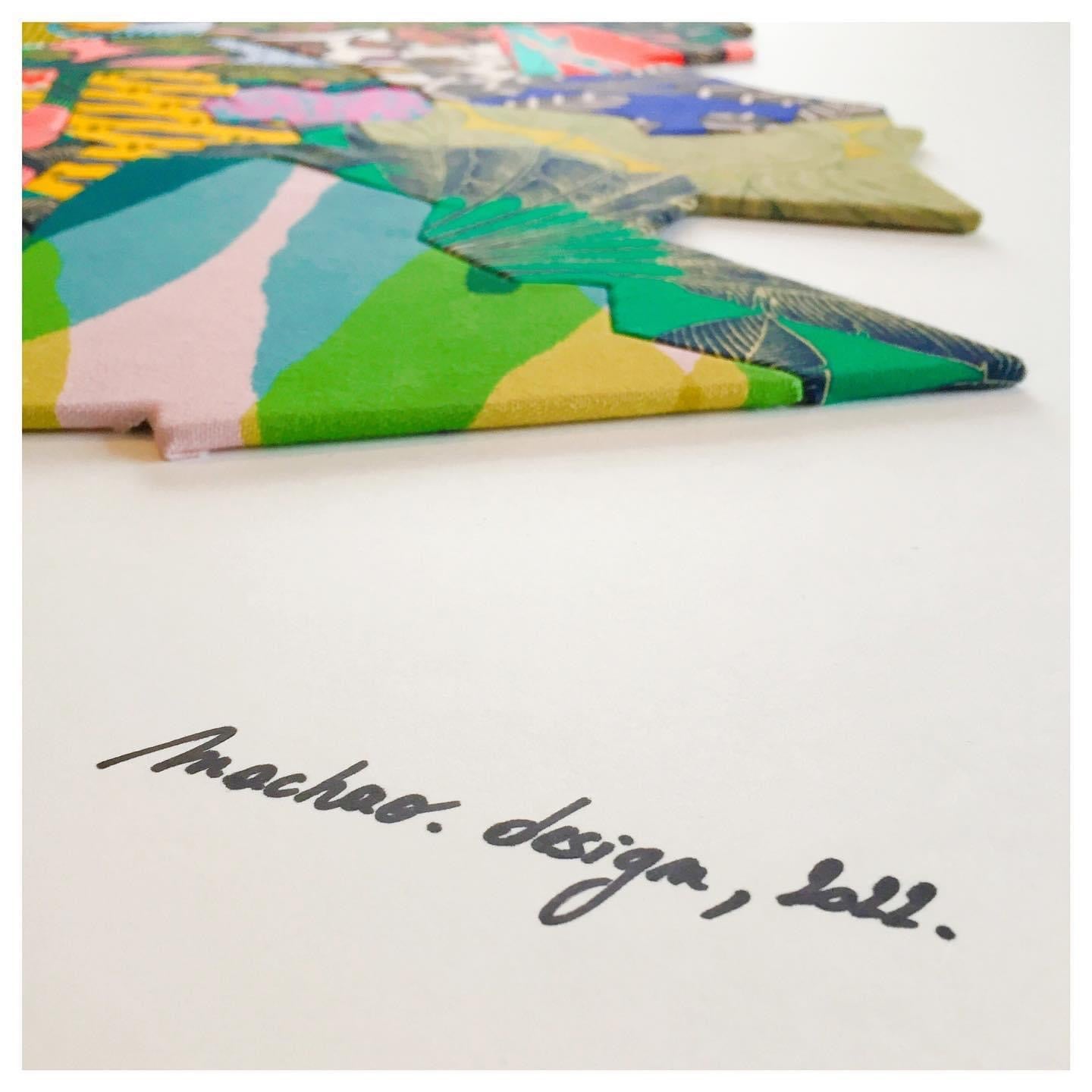 Textielschilderij Brussel, Mijn Mooie - Myriam Zahri. 2021. Kleur